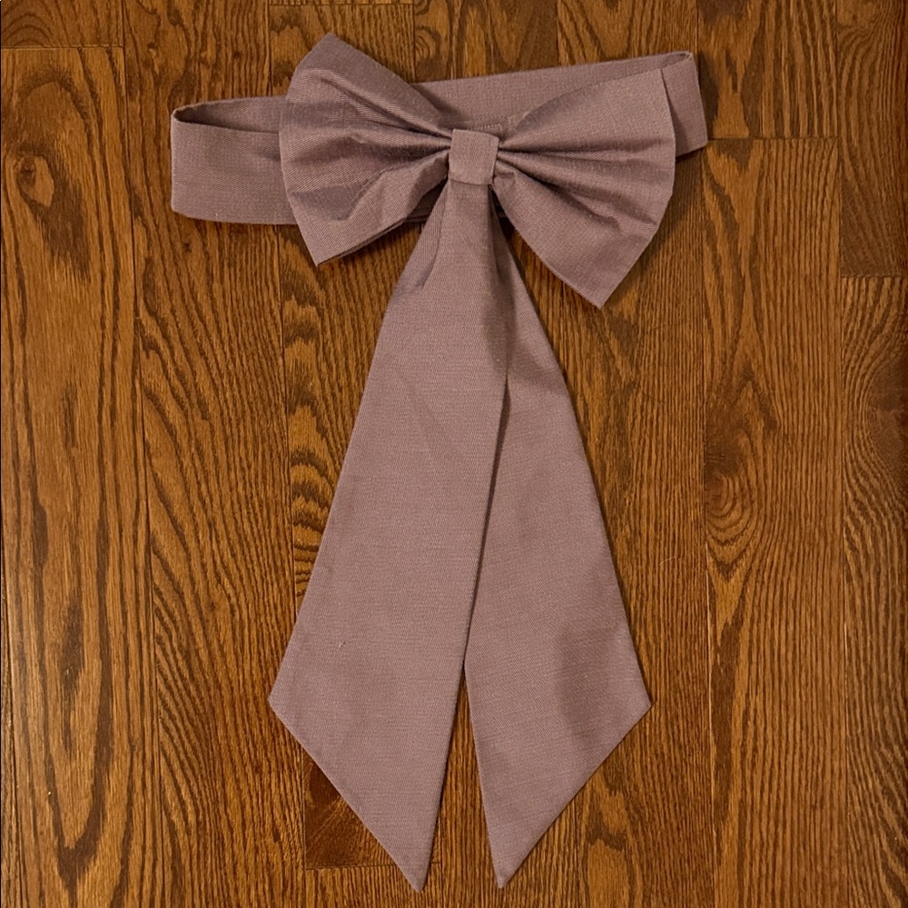 Birdy Grey Dark Mauve flower girl sash (kid's size)